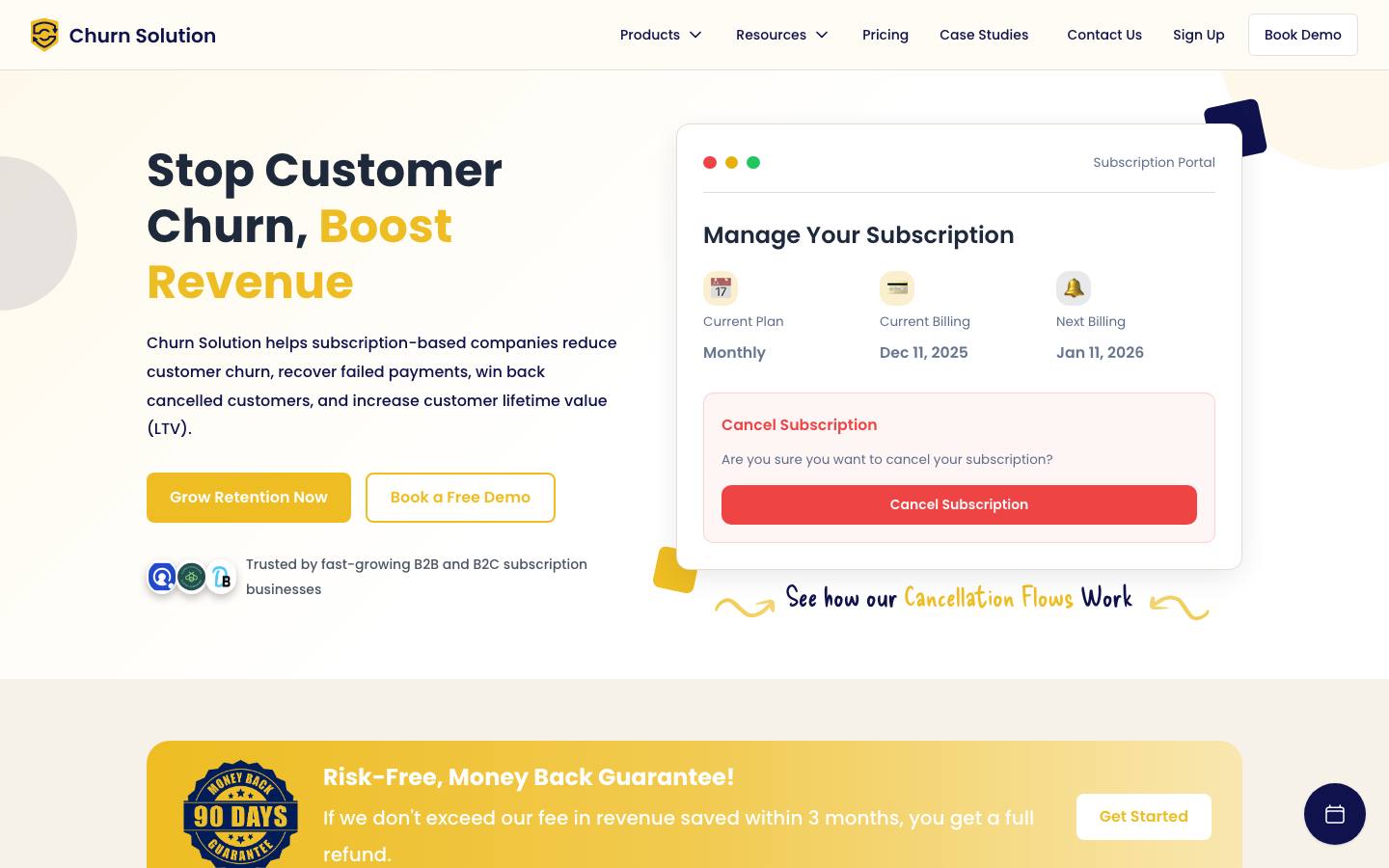 Churn Solution — web