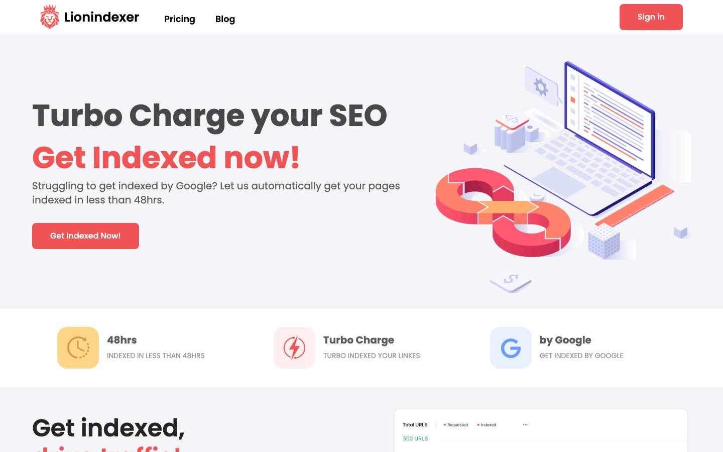 Lionindexer — web